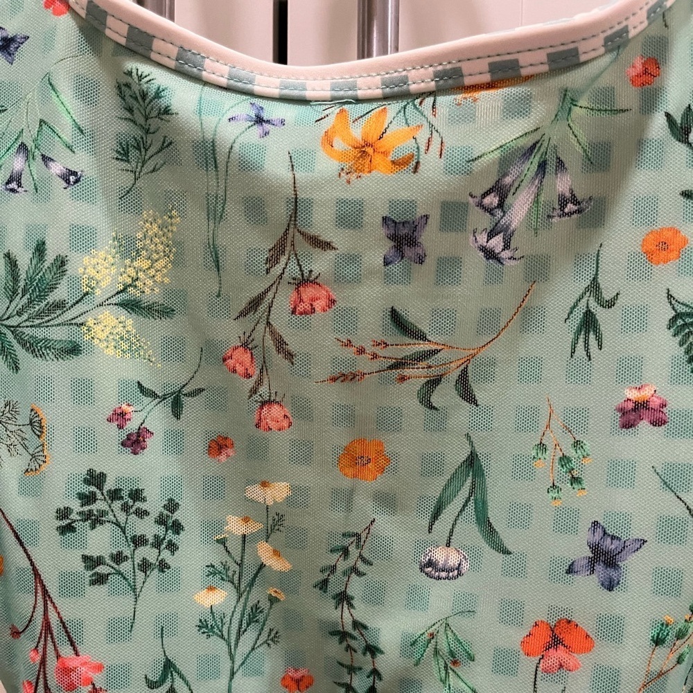 Suffolk Garden Party Bateau Neck Child Size L in Kiwi, NWT - Picture 4 of 12
